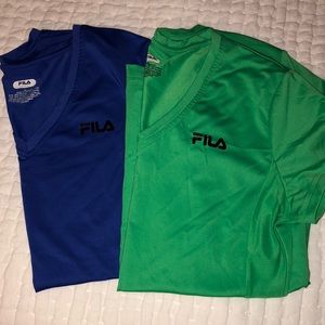 Fila short sleeve workout tops